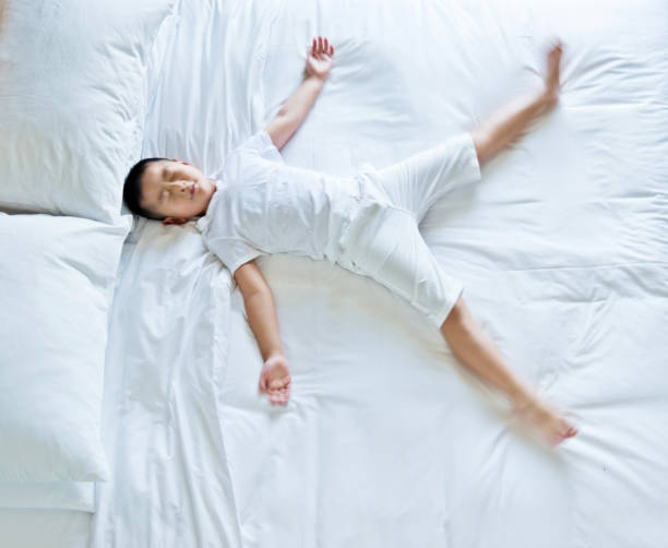 istock Top view of little boy sleeping 1094502382