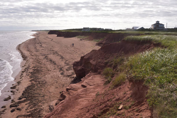 istock Red Rocks Sculpted by Tides Darnley Prince Edward Island 1094505652