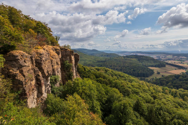 istock Sandstone rock formation Hohenstein in Germany 1094506854