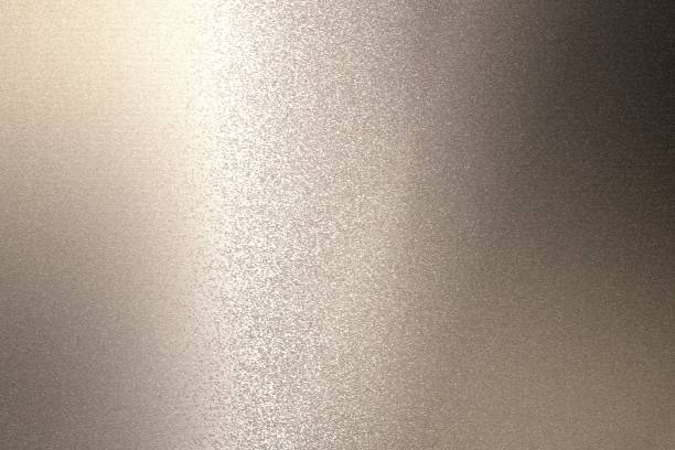istock Light shining on rough dark copper metallic wall texture, abstract background 1094509294