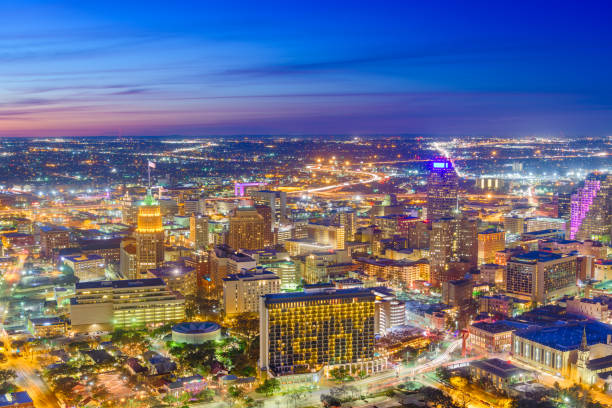 istock San Antonio, Texas, USA Skyline at dusk. 1094510512
