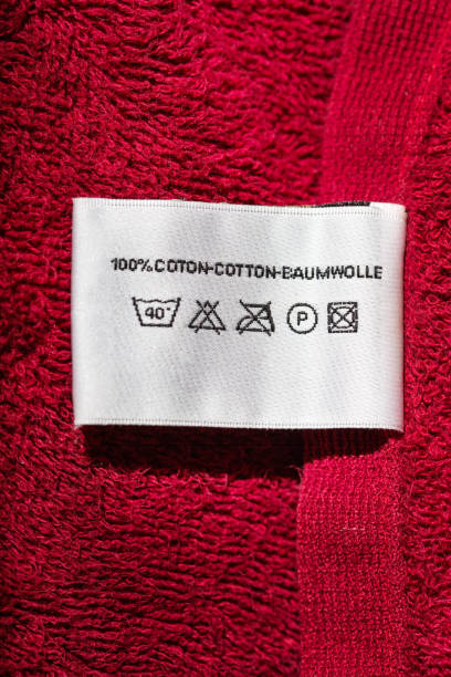 istock Clothing label with laundry care instructions 1094526224