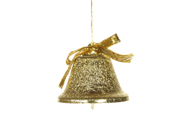 istock golden bell isolated on white background 1094535480