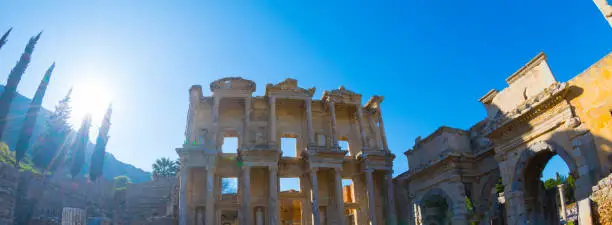 Ephesus temple (Ephesus was an ancient Greek city on the coast of Ionia, three kilometres southwest of present-day Selçuk in İzmir Province, Turkey. It was built in the 10th)