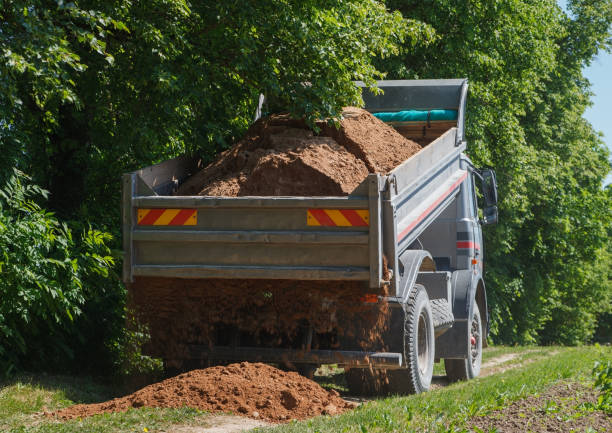 istock Reconstruction of soil road. 1094541748