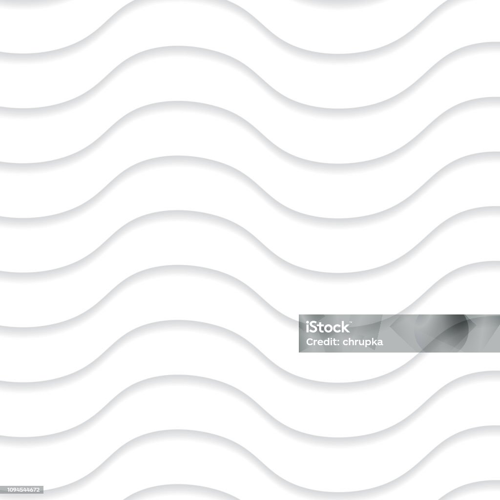 Simple Wavy Texture White Wavy Texture Stock Illustration - Download Image Now ...