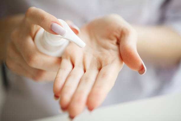 istock Scin Care. Scientist hands testing texture of beauty products 1094571140