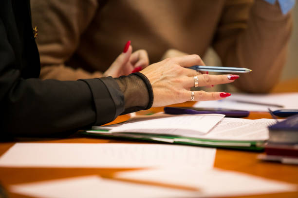 istock Business worker signing the contract to conclude a deal 1094585586