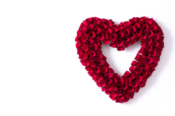 istock Heart made of red roses 1094589782
