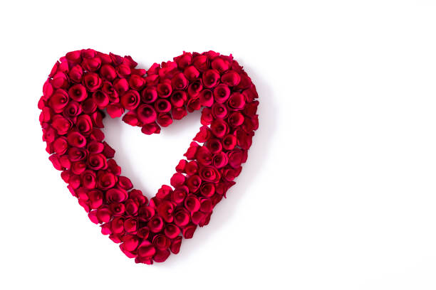 istock Heart made of red roses 1094589798