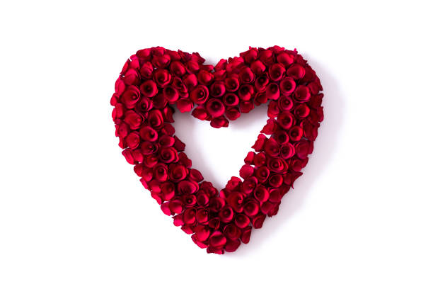 istock Heart made of red roses 1094589830