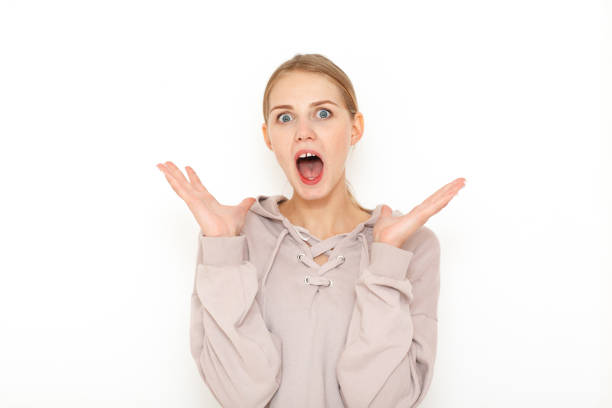 istock Young female shout screaming 1094604380