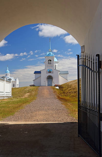 istock Orthodox chapel in the monastery 1094604578