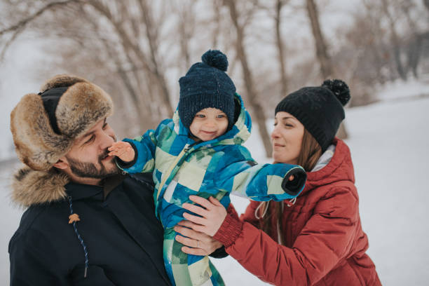istock happy family in the snow 1094610888