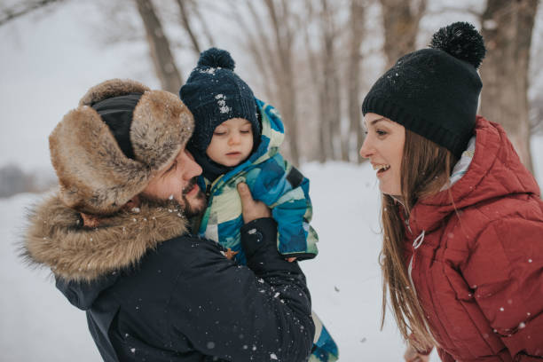 istock happy family in the snow 1094614154