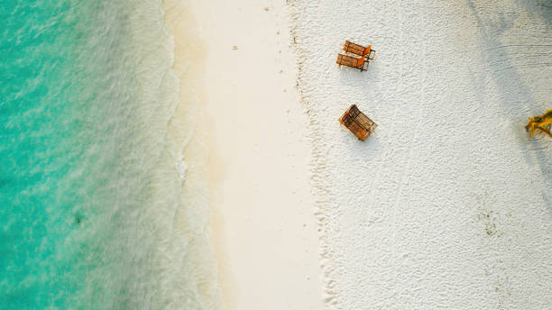istock Aerial view of sandy beach,Maldives 1094614380