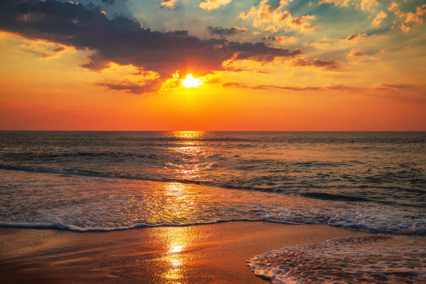istock Beautiful cloudscape over the sea, sunrise shot 1094620476