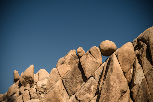 Jumbo Rocks formations at Joshua Tree National Park