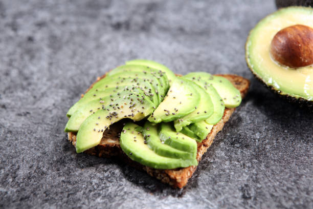 istock Sandwich with avocado - healthy breakfast concept 1094636852