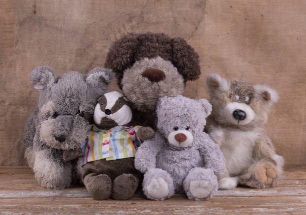 istock a group of old soft toys 1094641128