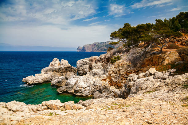 Rocky coastline of Mallorca, Spain