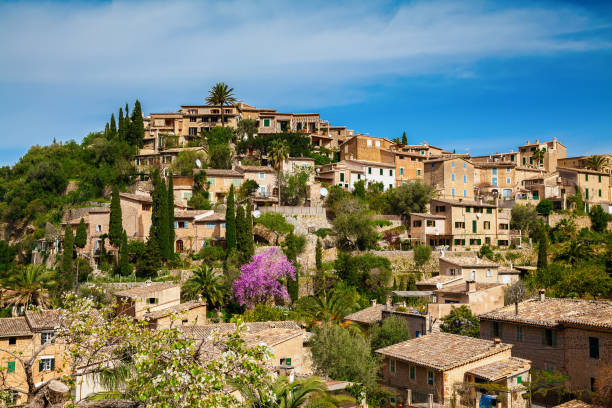 istock beautiful village Deia on the hill 1094643258