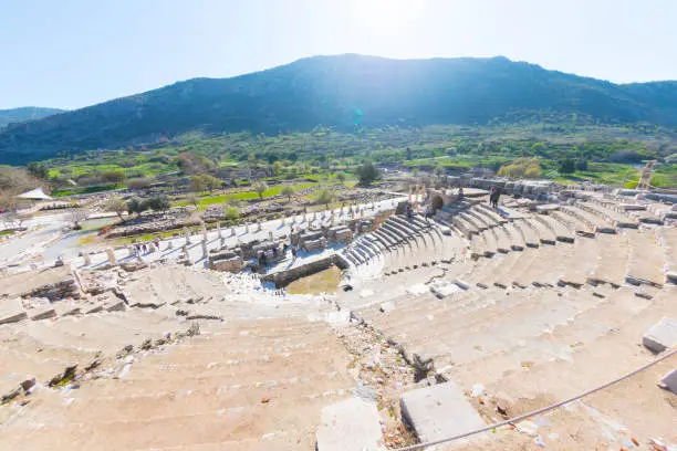 Ephesus temple (Ephesus was an ancient Greek city on the coast of Ionia, three kilometres southwest of present-day Selçuk in İzmir Province, Turkey. It was built in the 10th)