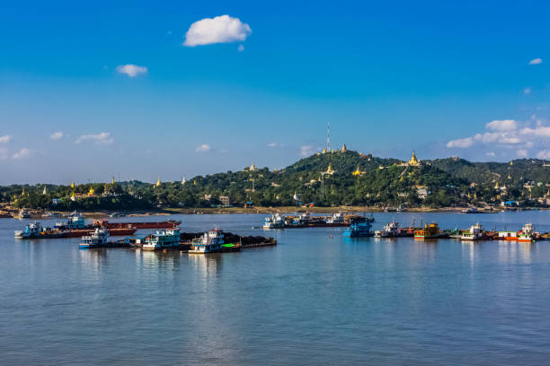 istock Ayarwaddy River  Sagaing hills skyline  Myanmar 1094660102