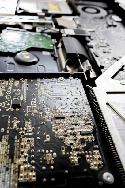 istock Components of the interior of a desktop computer 1094660582