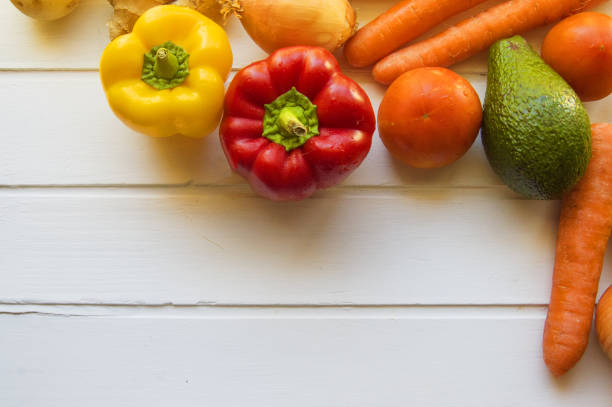 istock Vegetables on white background still life bright healthy lifestyle 1094669668
