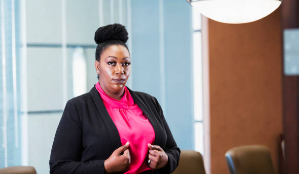 istock African-American woman working in office 1094678890