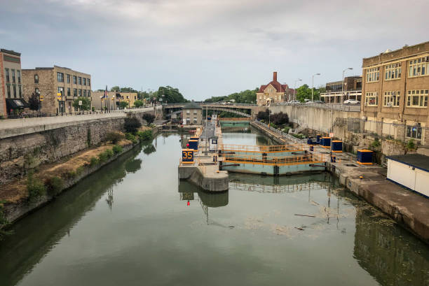 istock Erie Canal Locks in Lockport, NY 1094691520