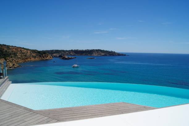 Window view of Ligurian seascape