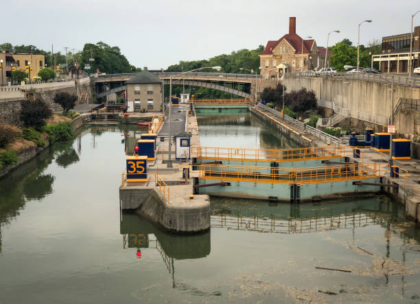 istock Erie Canal Locks in Lockport, NY 1094695254