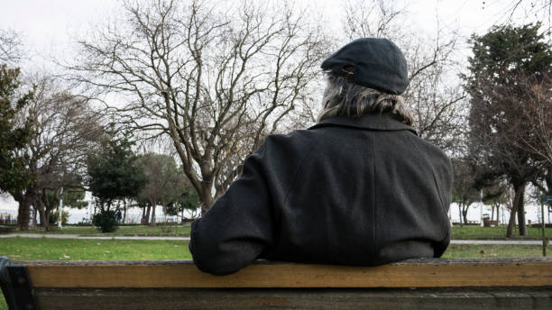 istock Old man in the park 1094697208