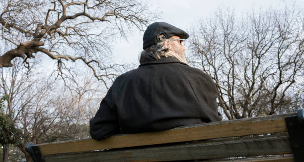 istock Old man in the park 1094697246