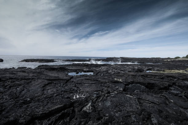 Lava flow in the Big Island of Hawaii