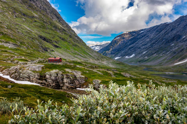 istock Lonely house in the mountains in Norway 1094707190