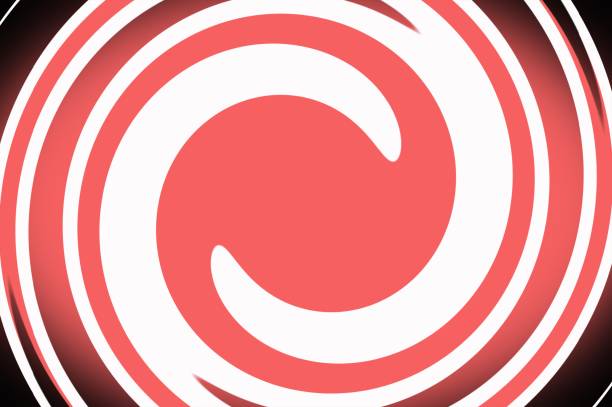 Circle icon animation isolated on black background 4K