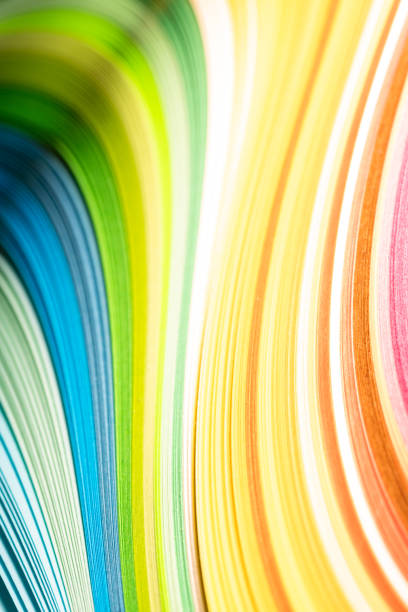 istock Abstract color rainbow stacked together in curve shape 1094718158