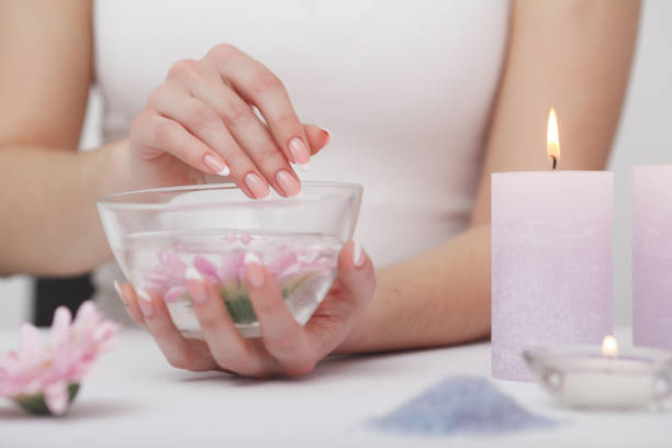 istock Manicure and Hands Spa. Beautiful Woman Hands Closeup 1094724762