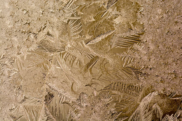 istock Beautiful frost on the window 1094728528