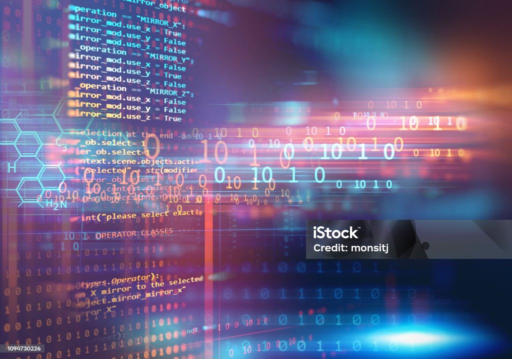 Programming Code Abstract Technology Background Of Software Developer ...