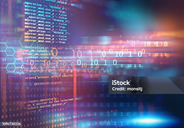 Programming Code Abstract Technology Background Of Software Developer ...