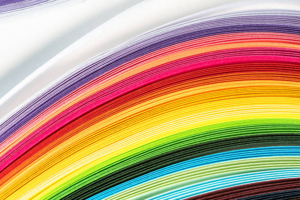 istock Abstract color rainbow stacked together in curve shape 1094730440