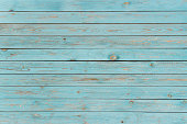 blue painted wooden planks, background, texture