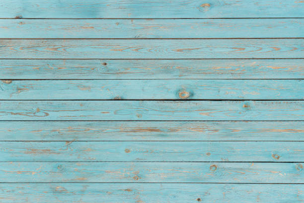 blue painted wooden planks, background, texture stock photo