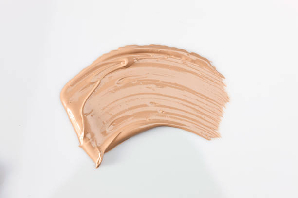 istock Shades Of Foundation On White Background. Makeup Product Texture. 1094735730