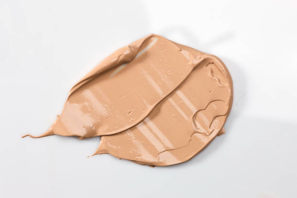 istock Shades Of Foundation On White Background. Makeup Product Texture. 1094735742