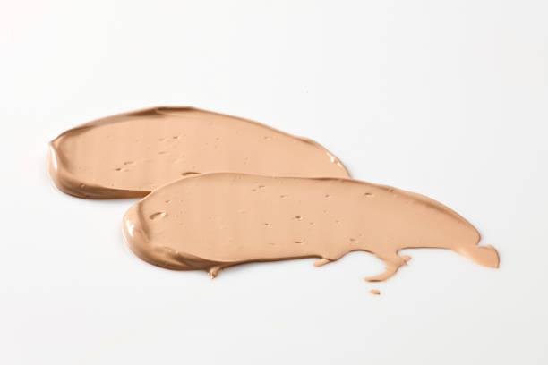 istock Shades Of Foundation On White Background. Makeup Product Texture. 1094735770